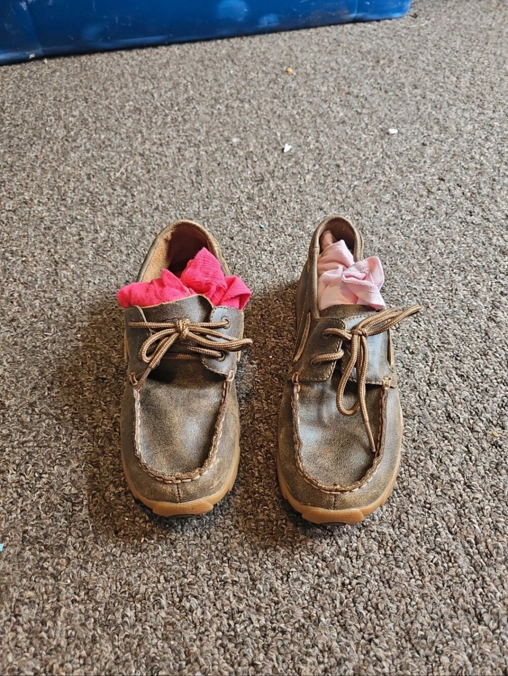 Kids Brown Leather Casual Shoes - Brown